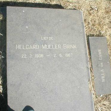 BRINK Helgard Muller 1906-1967, Willa, Cawie