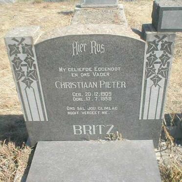 BRITZ Christiaan Pieter 1909-1958