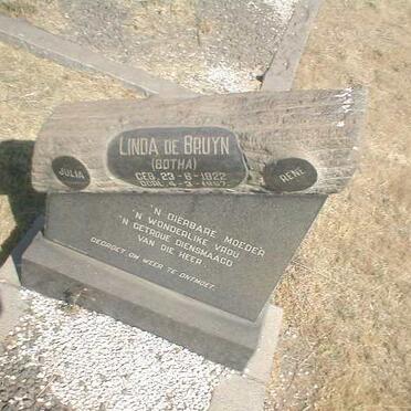 BRUYN Linda, de nee BOTHA 1922-1987