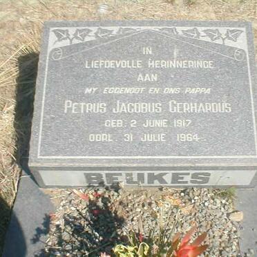 BEUKES Petrus Jacobus Gerhardus 1917-1964