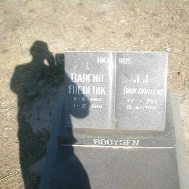 BOOYSEN Barend Frederik 1907-1981 &amp; J.J. van ROOYEN 1919-2004