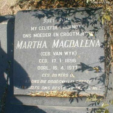 BROODRYK Nicolaas Marthinus 1897-1987 &amp; Martha Magdalena VAN WYK 1896-1977