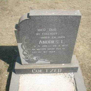 COETZER Andries L 1901-1972
