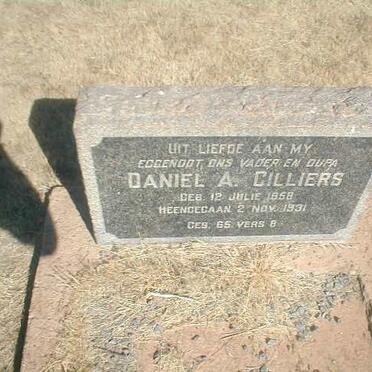 CILLIERS Daniel A. 1858-1931