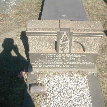 ENSLIN Hester M.M.J. 1895-1951