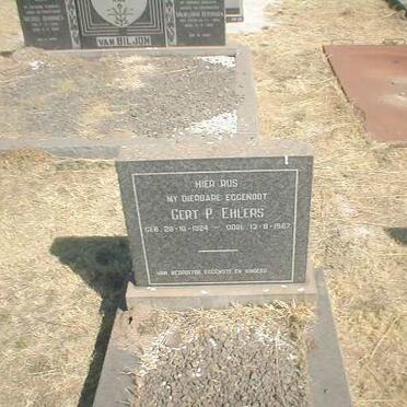 EHLERS Gert P. 1924-1967