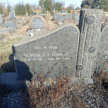 GROBLER Hendrik C.E. 1921-1966