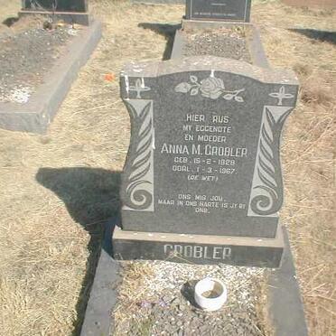 GROBLER Anna M. nee DE WET 1928-1967