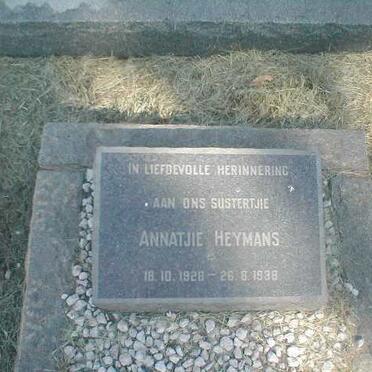 HEYMANS Annatjie 1928-1938