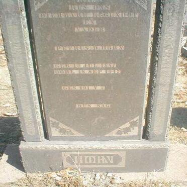 HORN Petrus D. 1887-1947