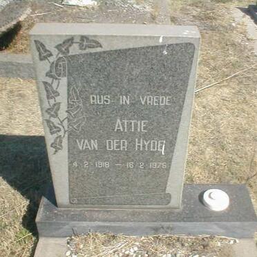 HYDE Attie, van der 1918-1975