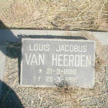 HEERDEN Louis Jacobus, van 1886-1966