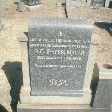MALAN D.C. -1939