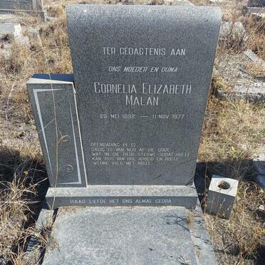 MALAN Cornelia Elizabeth 1892-1977