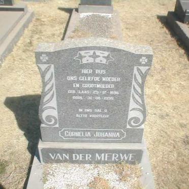 MERWE Cornelia Johanna, van der nee LAAS 1896-1995