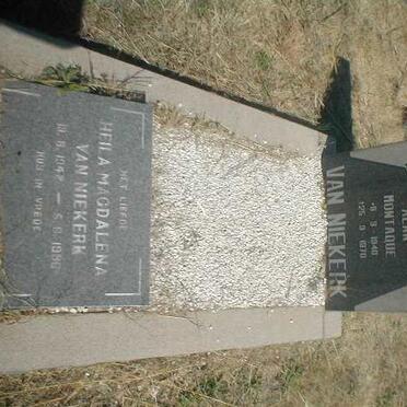 NIEKERK Alan Montaque, van 1940-1970 &amp; Heila Magdalena 1942-1986