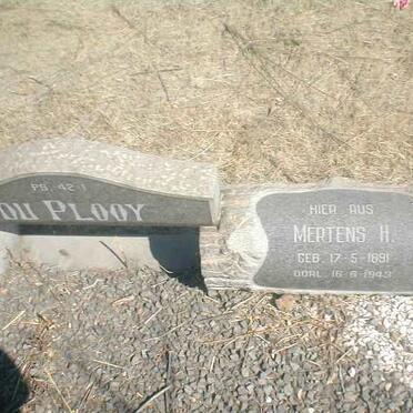 PLOOY Mertens H, du 1891-1943