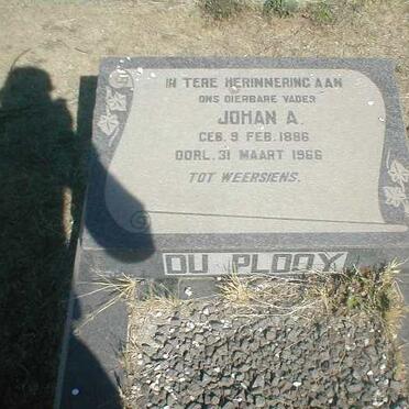 PLOOY Johan A., du 1886-1966