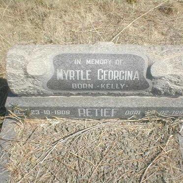 RETIEF Myrtle Georgina nee KELLY 1909-1996