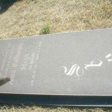 STEYN Anna Catharina nee VORSTER 1911-1975