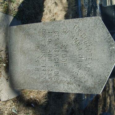 STOOP Susanna Magrietha nee VISAGIE 1855-1922