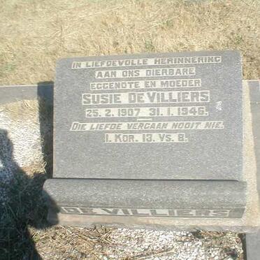 VILLIERS Susie, de 1907-1946