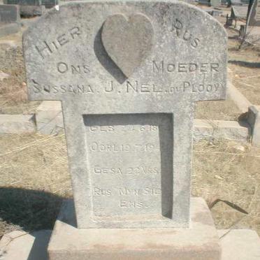 NEL Susanna J nee DU PLOOY 1864-1944