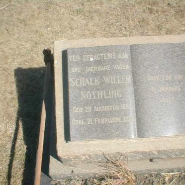 NÖTHLING Schalk Willem 1884-1961