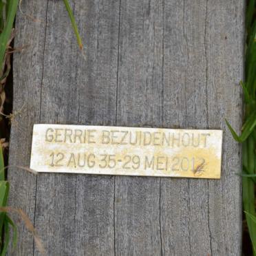 BEZUIDENHOUT Gerrie 1935-2012