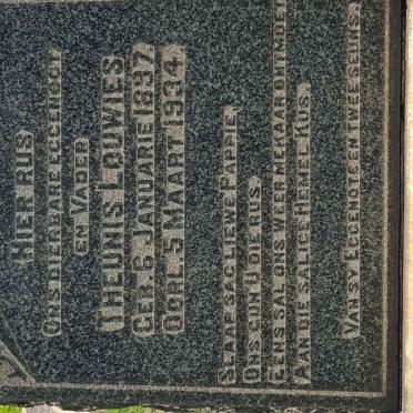 BOTHA Theunis Louwies 1897-1934