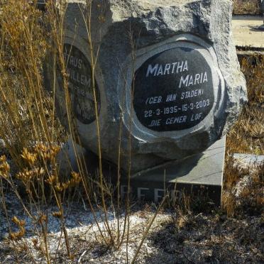 BEER Petrus Willem, de 1921-1969 &amp; Martha Maria VAN STADEN 1935-2003