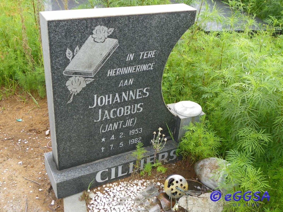 CILLIERS Johannes Jacobus 1953-1982