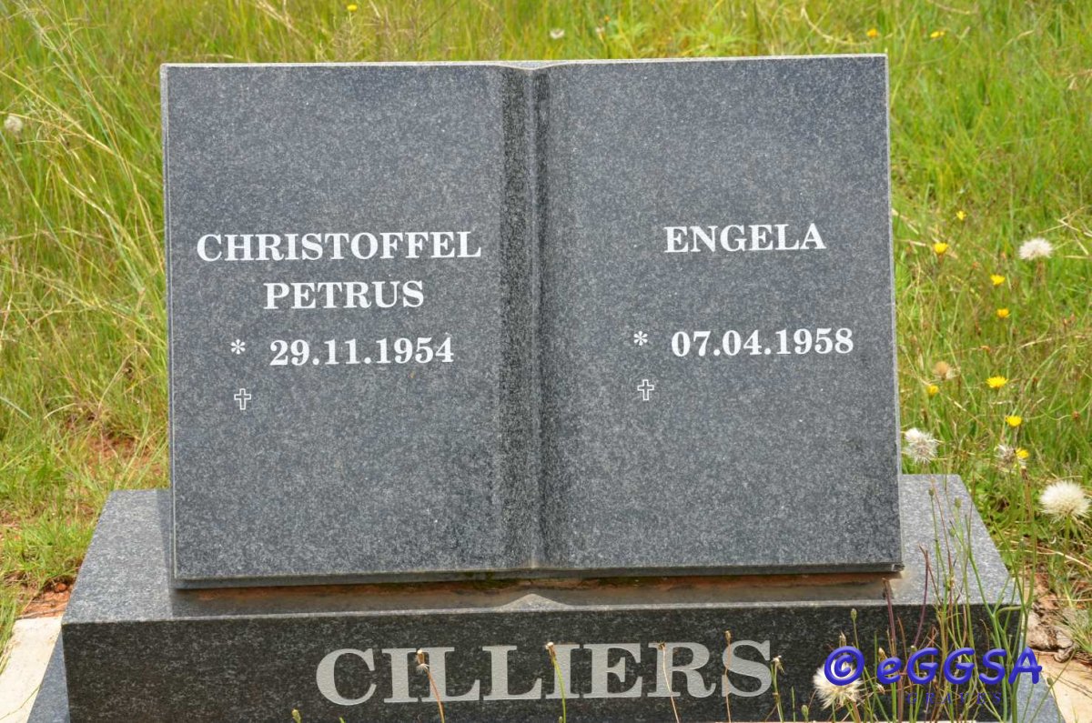 CILLIERS Christoffel Petrus 1954- &amp; Engela 1958-