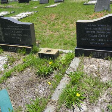 CADLE J.H.B. 1883-1956 &amp; Norah 1903-1983