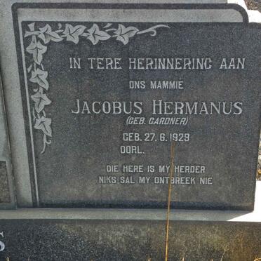 CILLIERS John James 1915-1969 &amp; Jacobus Hermanus GARDNER 1929-