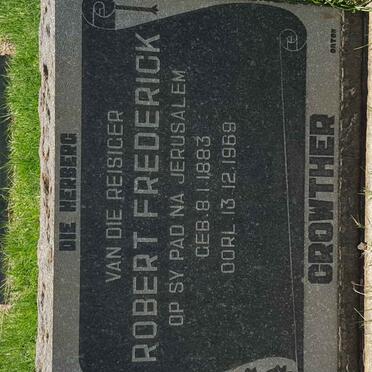 CROWTHER Robert Frederick 1883-1969 &amp; Martha Christina Aletta CROWTHER 1890-1961