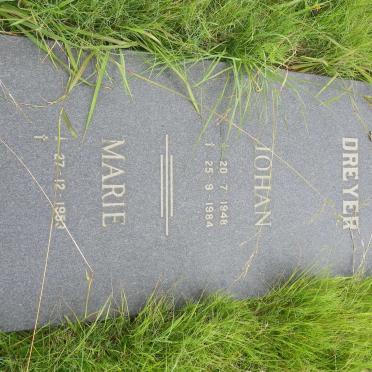 DREYER Johan 1948-1984 &amp; Marie 1953-