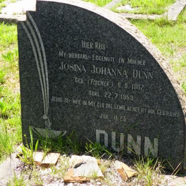 DUNN Josina Johanna nee FISCHER 1907-1953