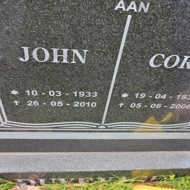 DUVENAGE John 1933-2010 &amp; Cora 1936-2006