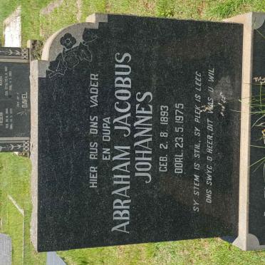 DYK Abraham Jacobus Johannes, van 1893-1975