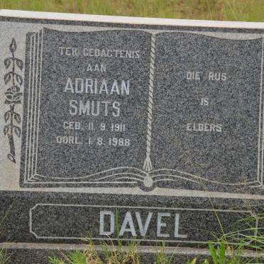 DAVEL Adriaan Smuts 1911-1988