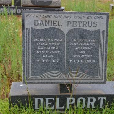 DELPORT Daniel Petrus 1937-2000