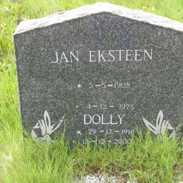 EKSTEEN Jan 1908-1975 &amp; Dolly 1916-2000