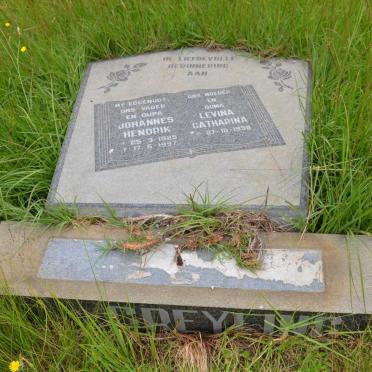 GREYLING Johannes Hendrik 1925-1997 &amp; Levina Catharina 1938-