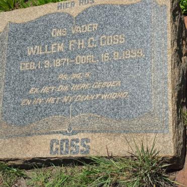 GOSS Willem F.H.C. 1871-1939