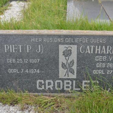 GROBLER P.J. 1887-1974 &amp; Catharina VILJOEN 1893-1984