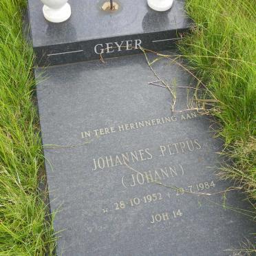 GEYER Johannes Petrus 1952-1984