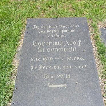 GROENEWALD Coenraad Adolf 1879-1962