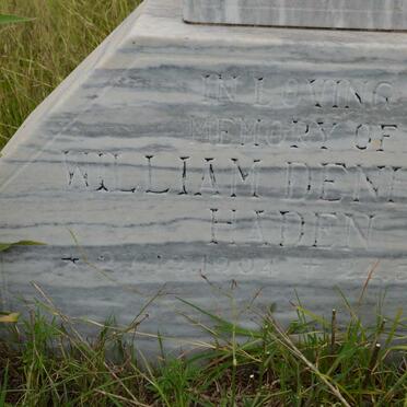 HADEN William Denholm 1904-1980