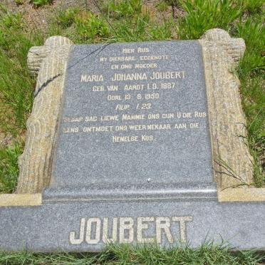 JOUBERT Maria Johanna nee VAN AARDT 1887-1950